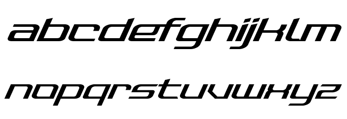 Photonica Font LOWERCASE