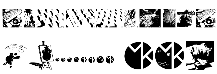 PhotosToVectors Font OTHER CHARS