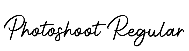 Photoshoot Regular  Free Fonts Download