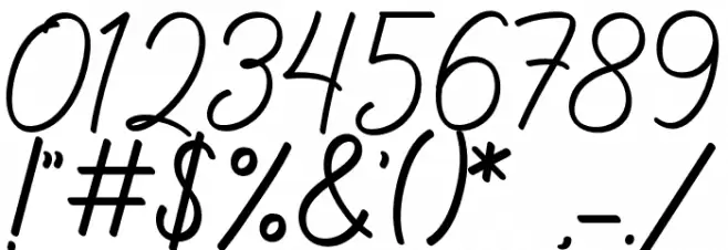 Photoshoot-Regular Font OTHER CHARS