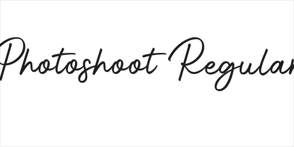Photoshoot Regular Logo
