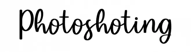 Photoshoting  font caratteri gratis