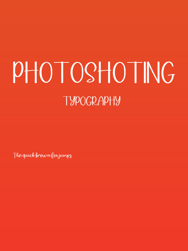 Photoshoting Poster