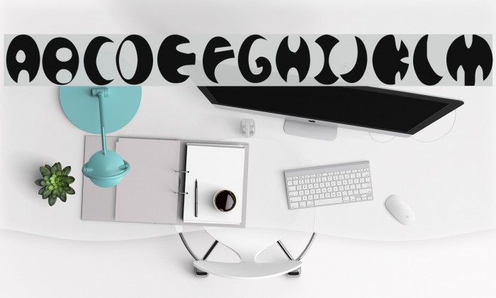Phrosheen Astrotype Font examples