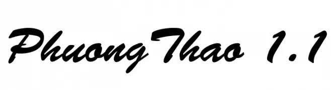PhuongThao 1.1  Fuentes Gratis Descargar