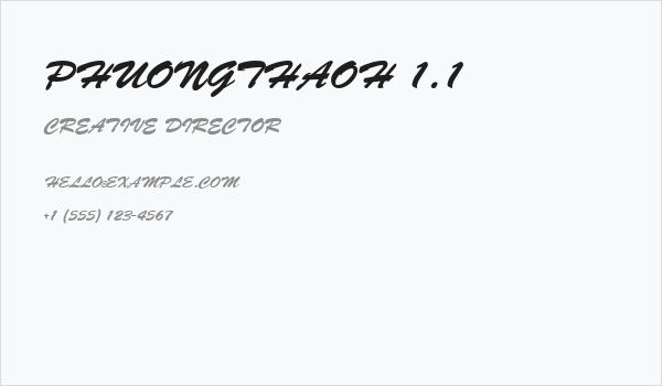 PhuongThaoH 1.1 Business Card