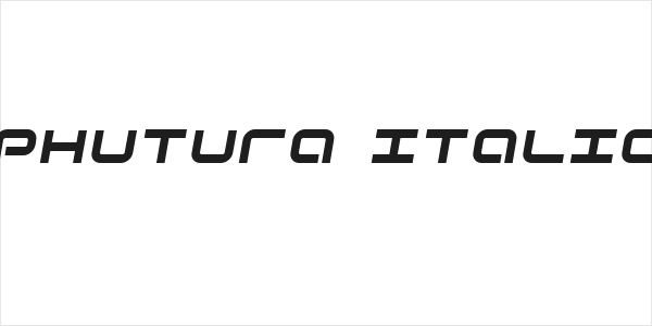 Phutura Italic Logo
