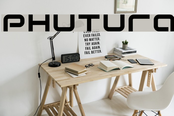Phutura Font examples