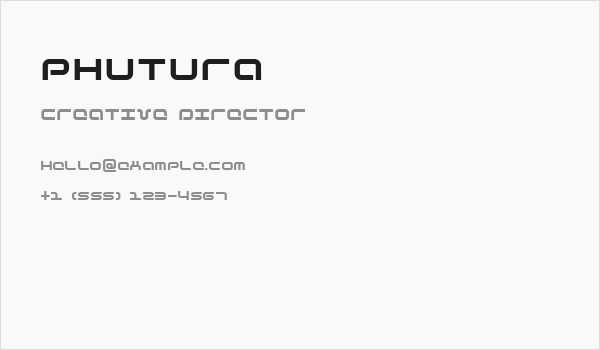 Phutura Business Card