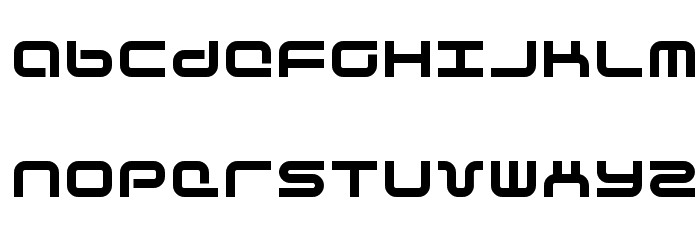 Phutura Font LOWERCASE