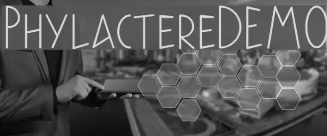PhylactereDEMO Font examples