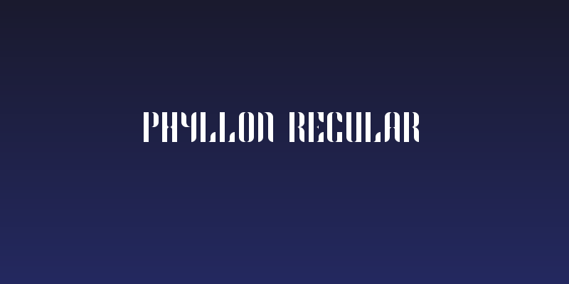 Phyllon Regular Social Header
