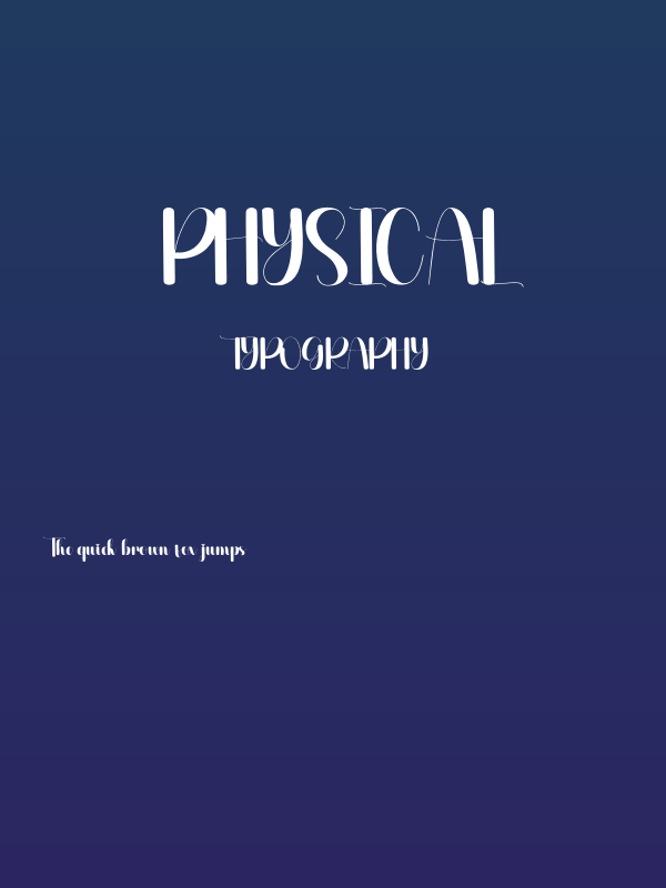 Physical Poster