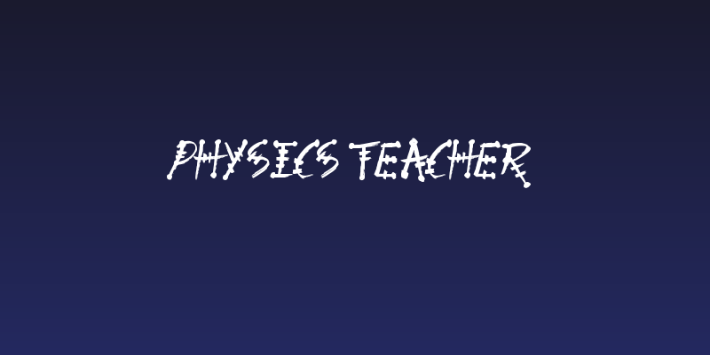 Physics Teacher Social Header