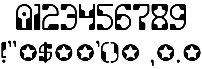 PhysicsBeta Font OTHER CHARS