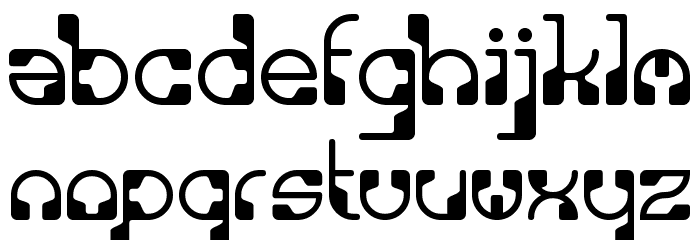 PhysicsBeta Font LOWERCASE