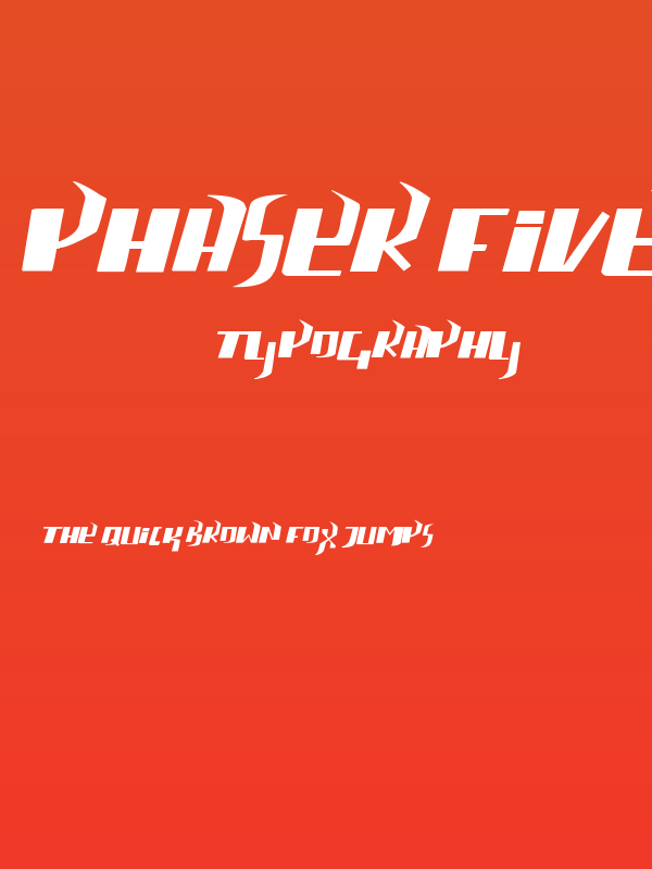 phaser five Poster