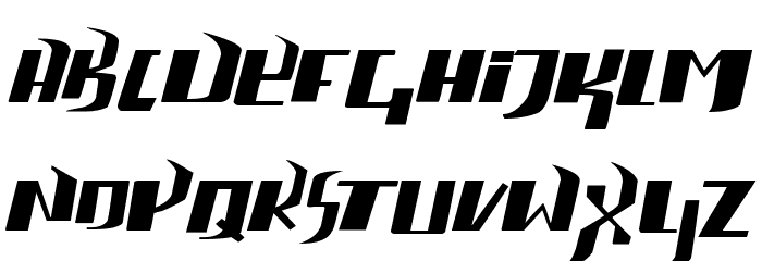 phaser five Font LOWERCASE