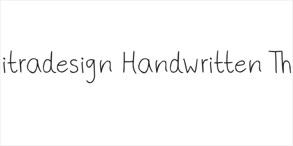 phitradesign Handwritten Thin Logo