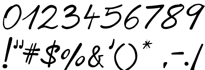 phitradesign INK Font OTHER CHARS
