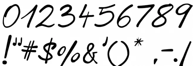 phitradesign INK Font OTHER CHARS