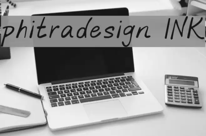 phitradesign INK Font examples
