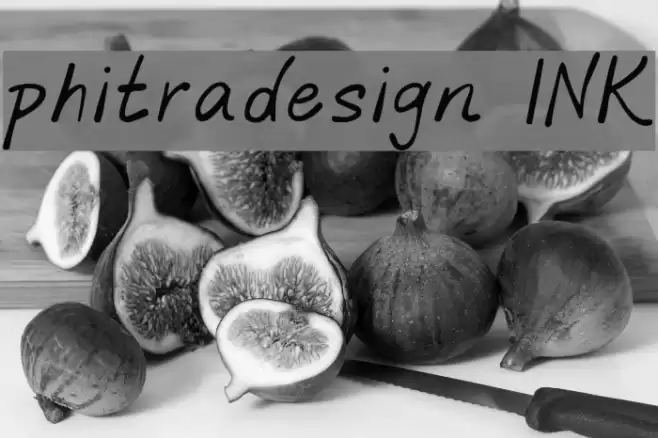 phitradesign INK Font examples