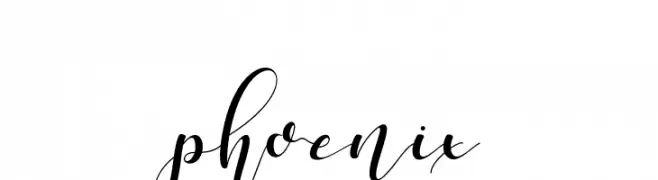 phoenix  Fuentes Gratis Descargar