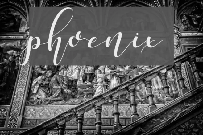phoenix Font examples