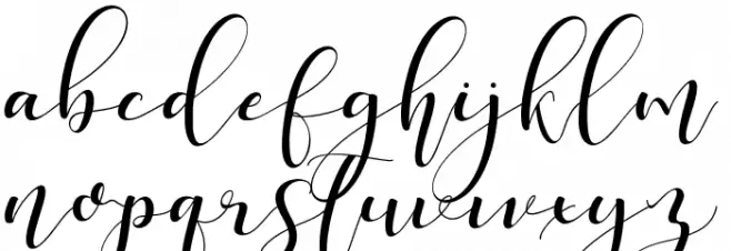 phoenix Font LOWERCASE