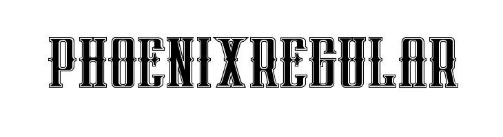 phoenixregular  フリーフォントのダウンロード