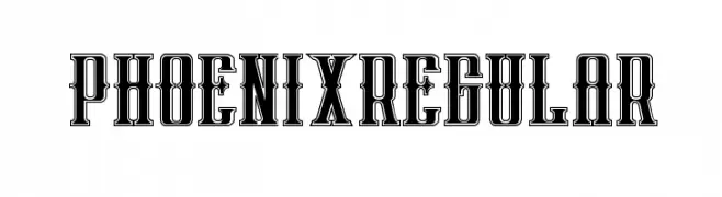 phoenixregular  Frei Schriftart Herunterladen