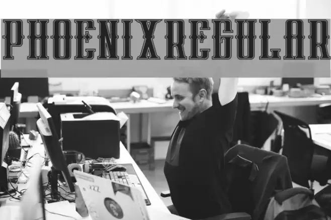 phoenixregular Font examples