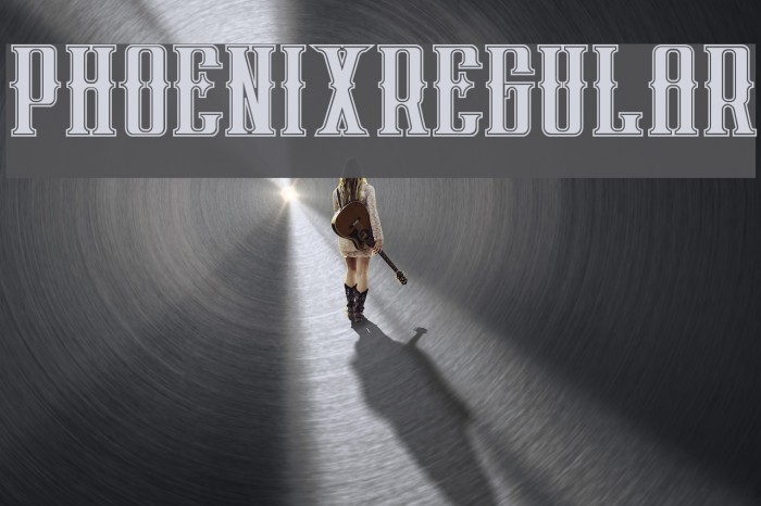phoenixregular Font examples