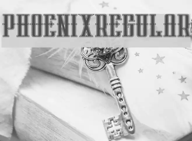 phoenixregular Font examples