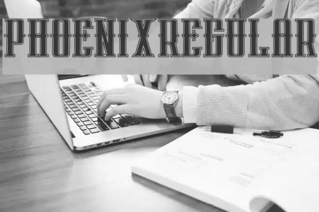 phoenixregular Font examples