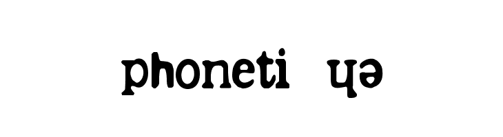 phonétique  Frei Schriftart Herunterladen