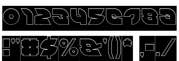 PICAAE-Hollow-Inverse Font OTHER CHARS