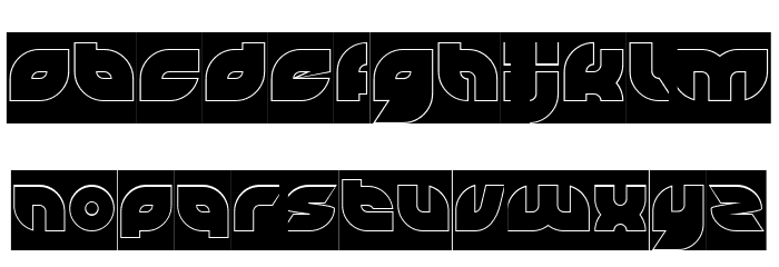 PICAAE-Hollow-Inverse Font LOWERCASE