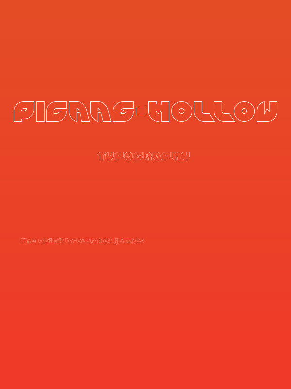 PICAAE-Hollow Poster