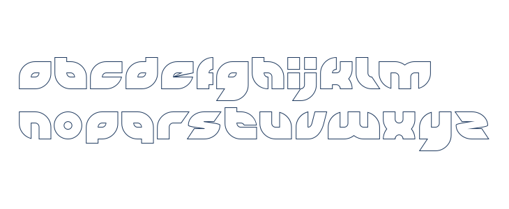 PICAAE-Hollow Lowercase