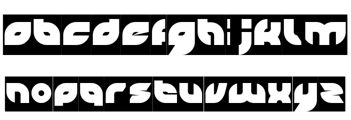 PICAAE-Inverse Font LOWERCASE
