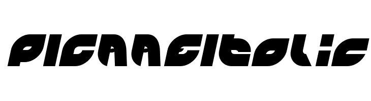 PICAAE Italic  Free Fonts Download