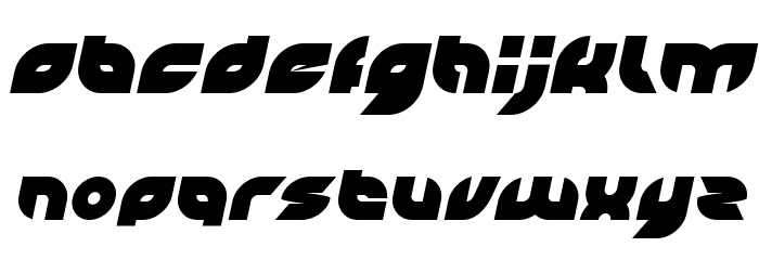 PICAAE Italic Font LOWERCASE