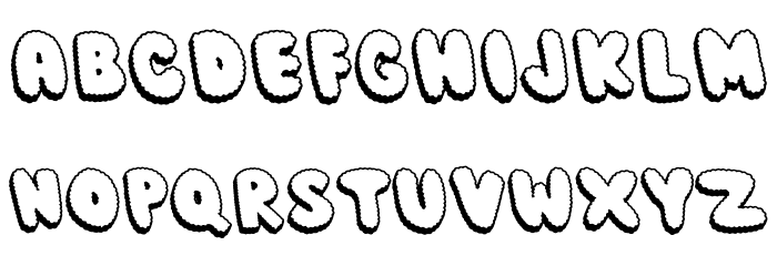 PICK POCK Font LOWERCASE