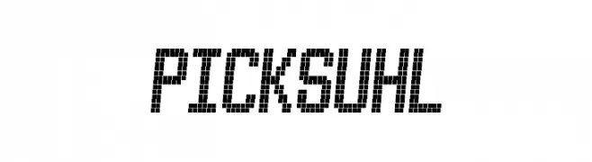 PICKSUHL  Frei Schriftart Herunterladen