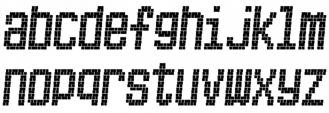 PICKSUHL Font LOWERCASE