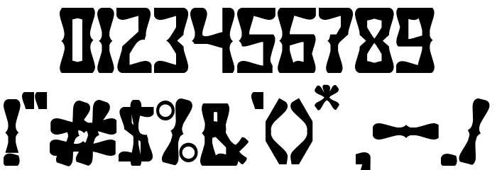 PICNIC Font OTHER CHARS