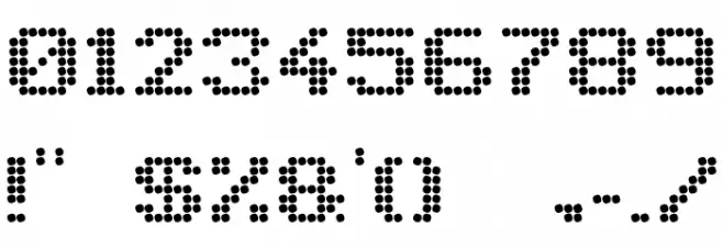 PIDvl bold Font OTHER CHARS