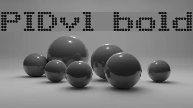 PIDvl bold Font examples